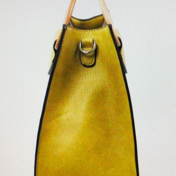 Vegan leather satchel or cross body bag - Picture 6 of 6